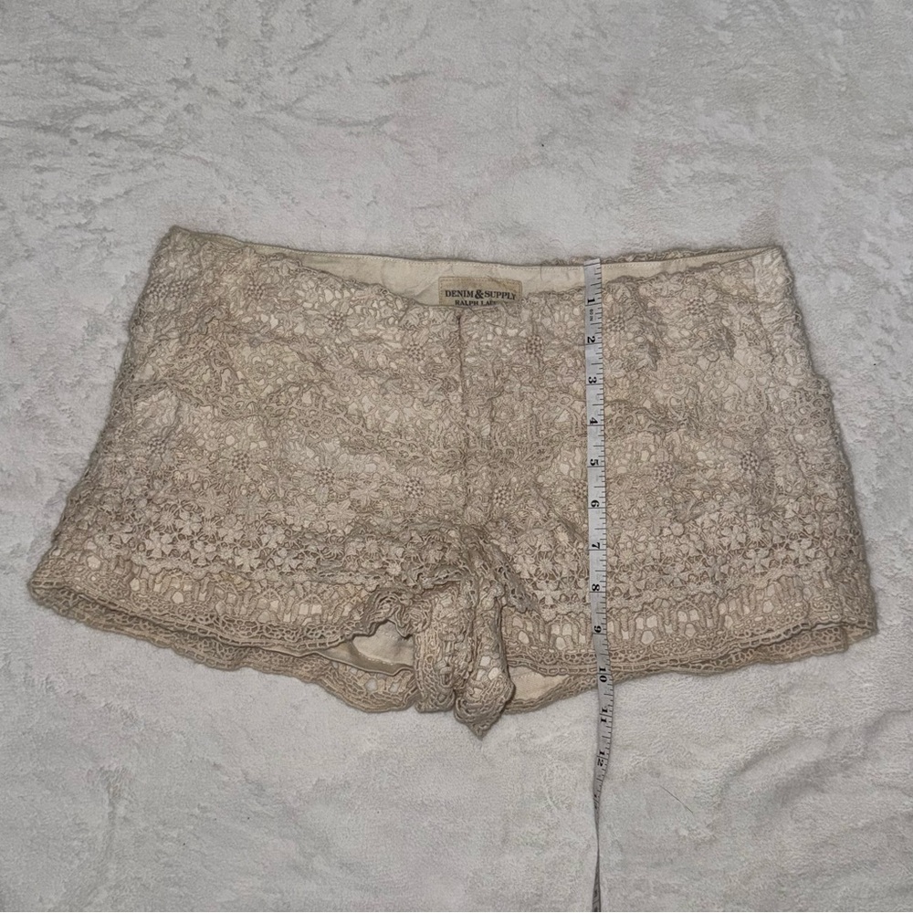 Ralph Lauren Demi & Supply White Laced Shorts